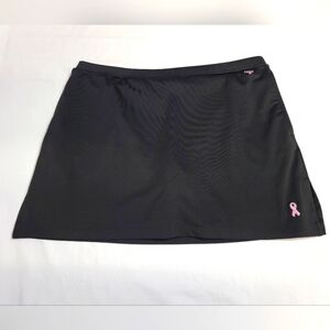 Izod Black Breast Cancer Awareness Golf Skort Size Medium